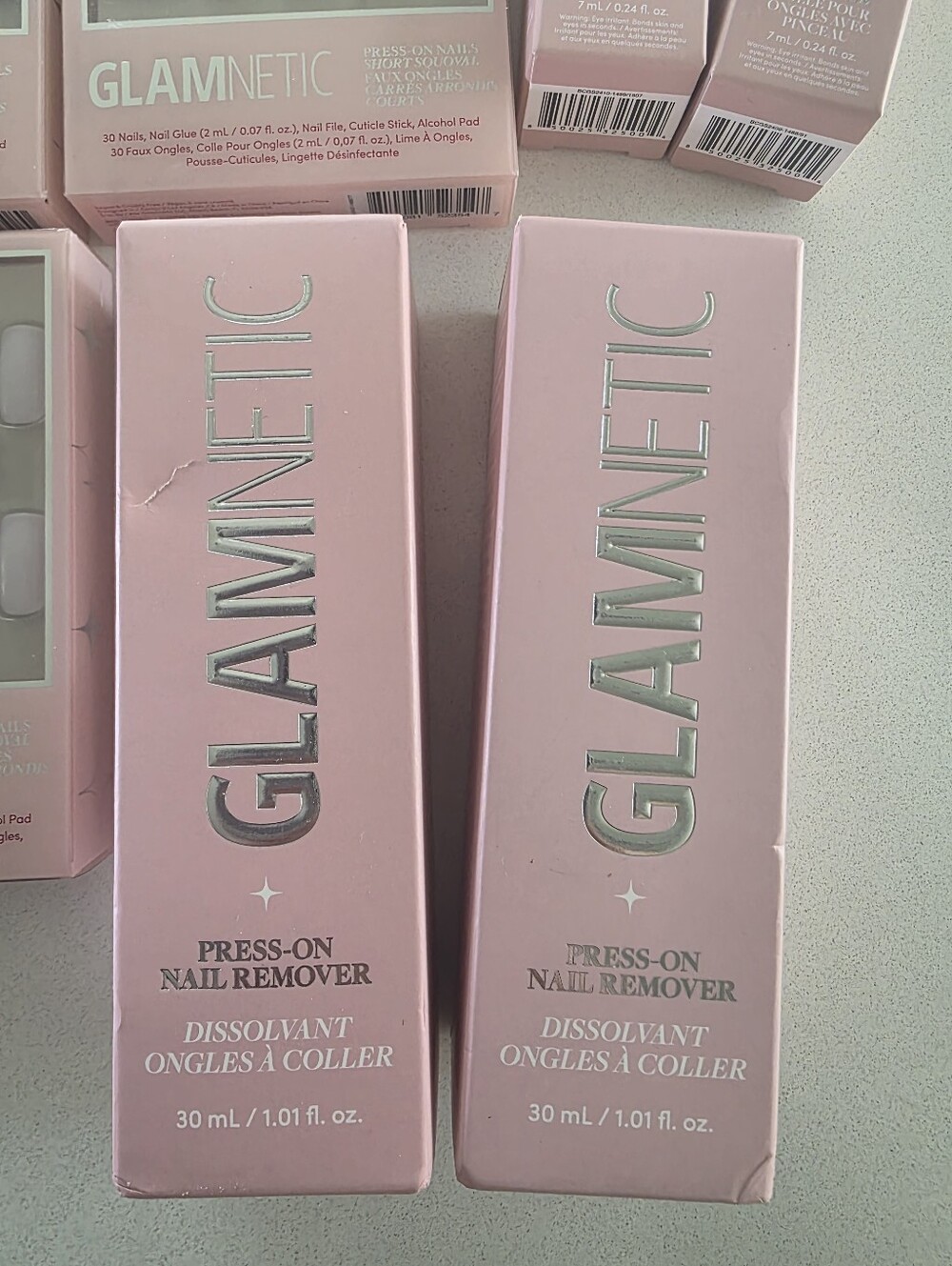 Glamnetic Press On Nail BUNDLE 5 Nails 2 Nail Glues 2 Nail Removers BRAND NEW - Picture 2 of 10